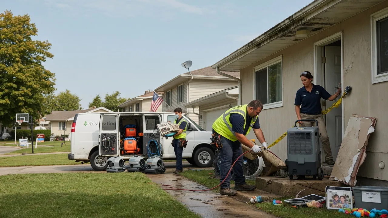 Water Damage Restoration in Athens, IL near me